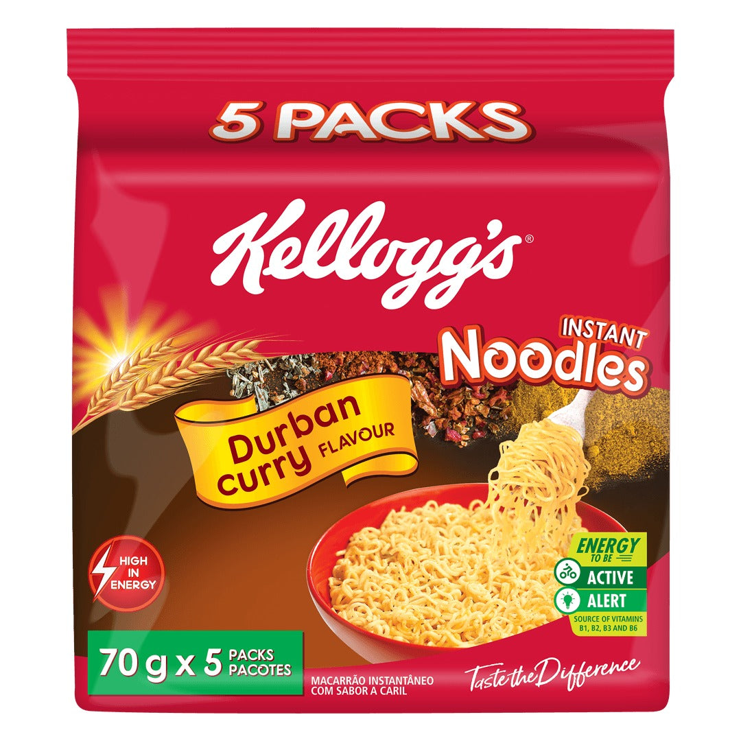 kellogg's Durban NOODLES Instant Noodles Vegetarian 40 X70g