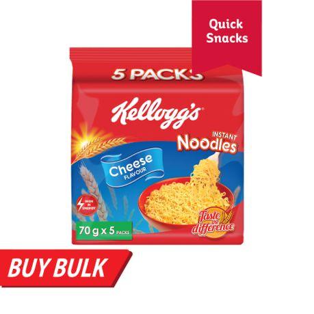 kellogg's CHEESE NOODLES Instant Noodles Vegetarian 40x70g