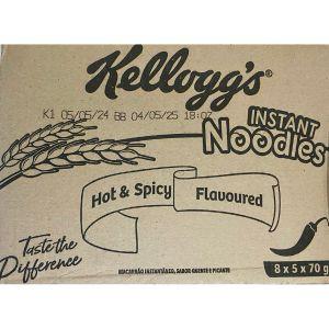KELLOGG'S HOT & SPICY NOODLES Instant Noodles Non-vegetarian (40 x 70 g)