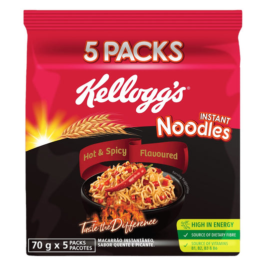 KELLOGG'S HOT & SPICY NOODLES Instant Noodles Non-vegetarian (40 x 70 g)